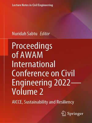 cover image of Proceedings of AWAM International Conference on Civil Engineering 2022—Volume 2